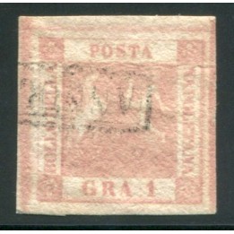 1858 Napoli 1 grana II tavola usato