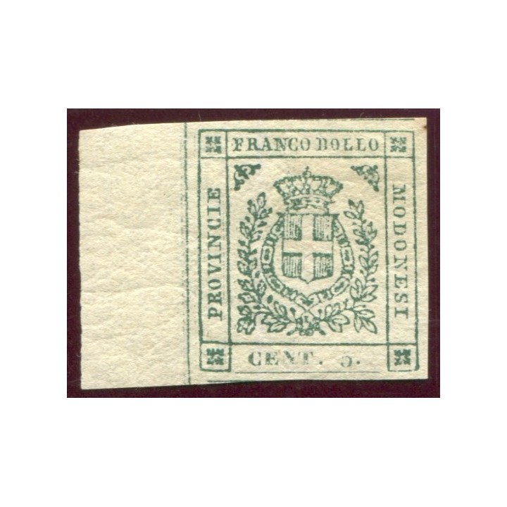 1859 Modena GP 5 cent. verde nuovo
