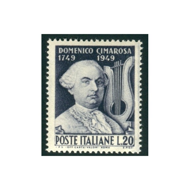 1949 Repubblica 20 lire Cimarosa 