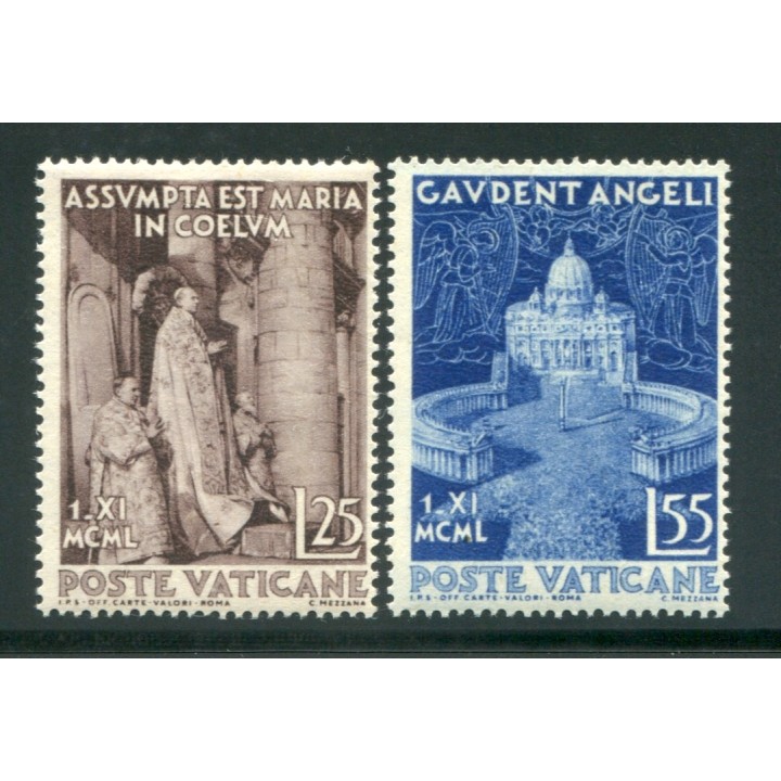 1951 Vaticano Dogma Assunzione 