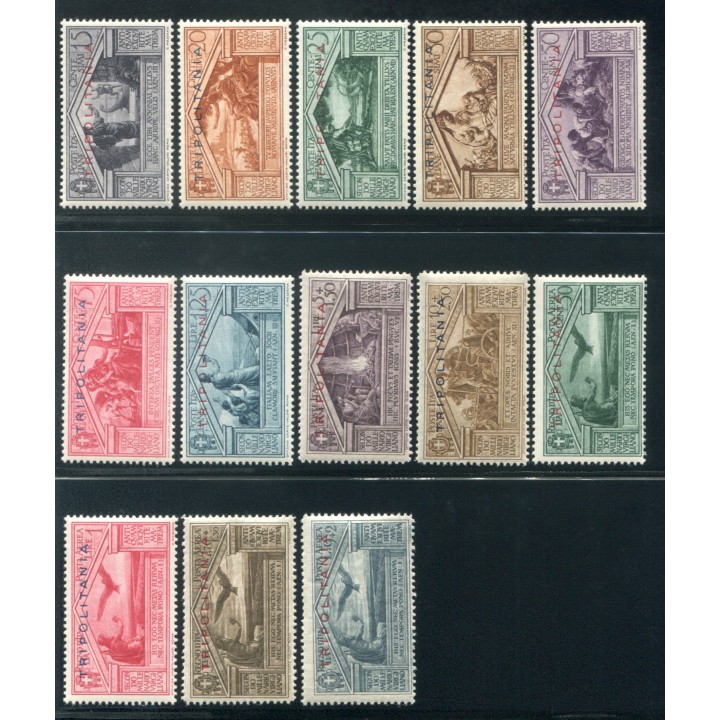 1930 Tripolitania Virgilio 13 val. nuovi