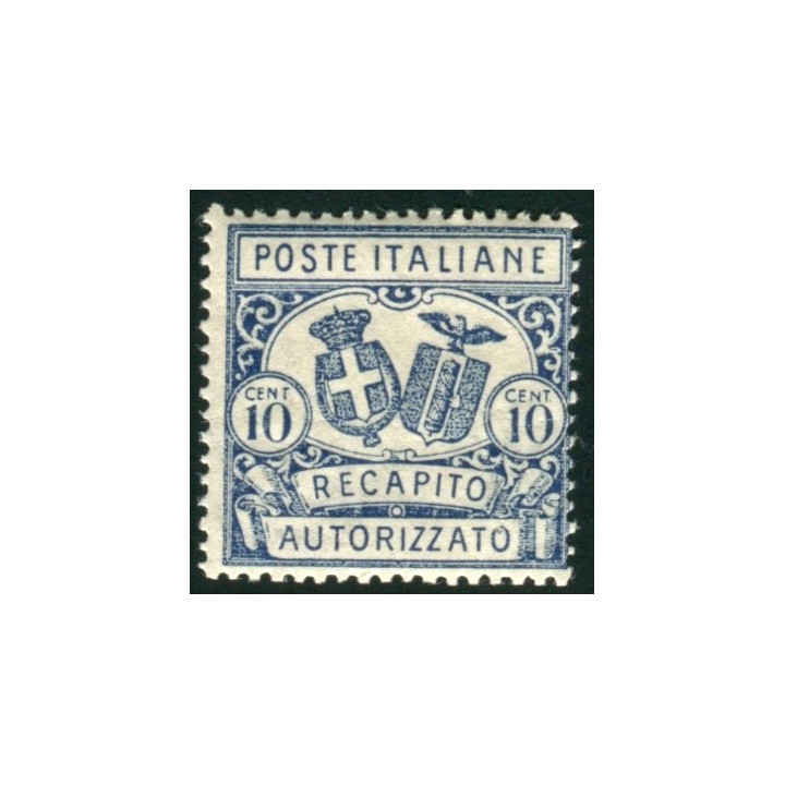 1928 Regno Recapito Autorizzato dent. 14