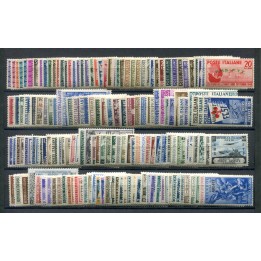 1947/54 Trieste A collezione commemorativi