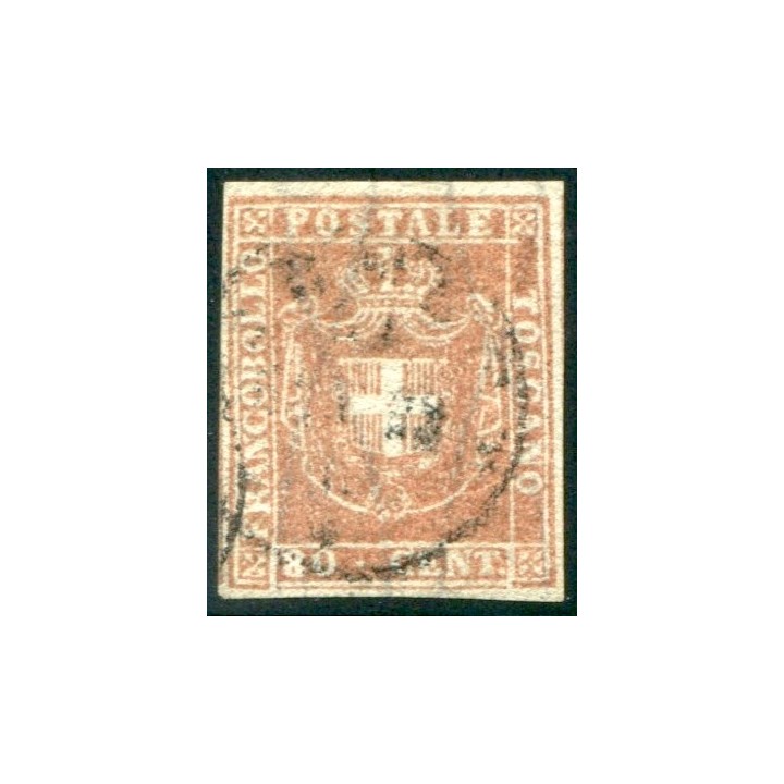 1859 Toscana 80 cent. Governo Provvisorio