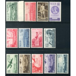 1936 Regno Orazio serie 13 val. nuovi 