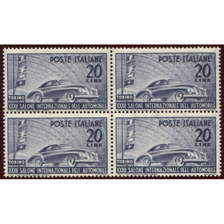 1950 Repubblica Fiera auto TO lire 20