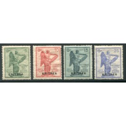 1922 Eritrea Vittoria serie 4 val. nuovi
