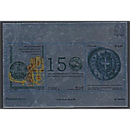 2012 Repubblica foglietto argento lira italiana