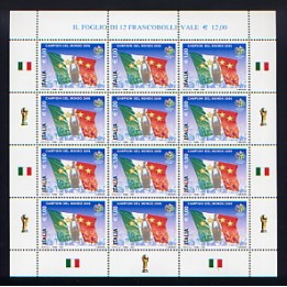 2006 Repubblica Italia campione minifoglio