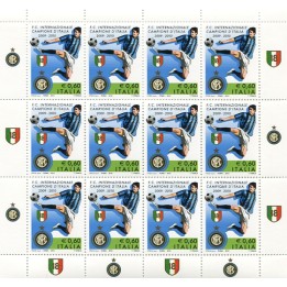2010 Repubblica Inter campione minifoglio
