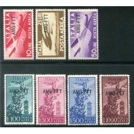 1949/52 Trieste A Posta Aerea serie 7 valori