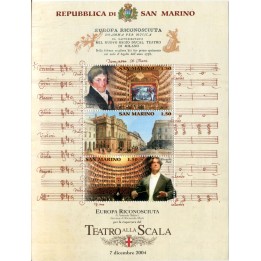 2004 San Marino foglietto Teatro alla Scala