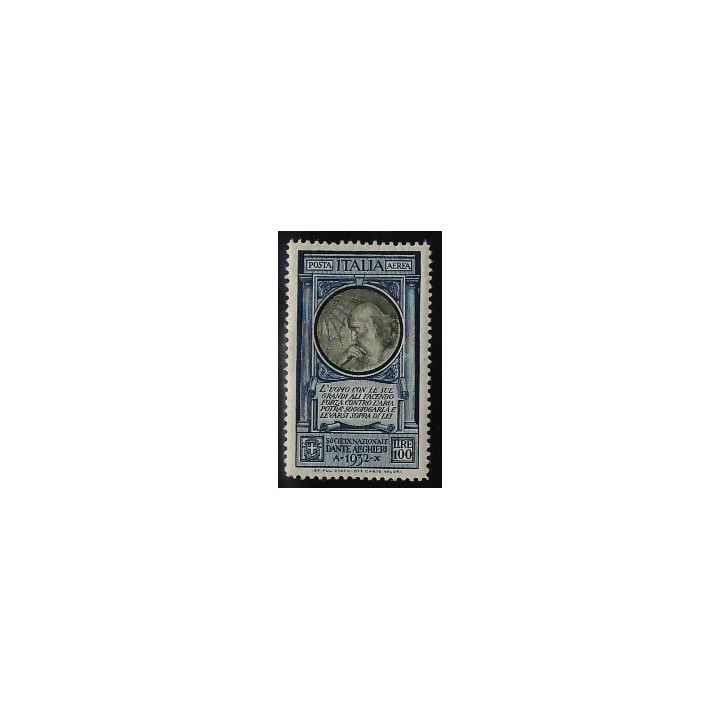1932 Regno PA 100 lire Dante nuovo centrato