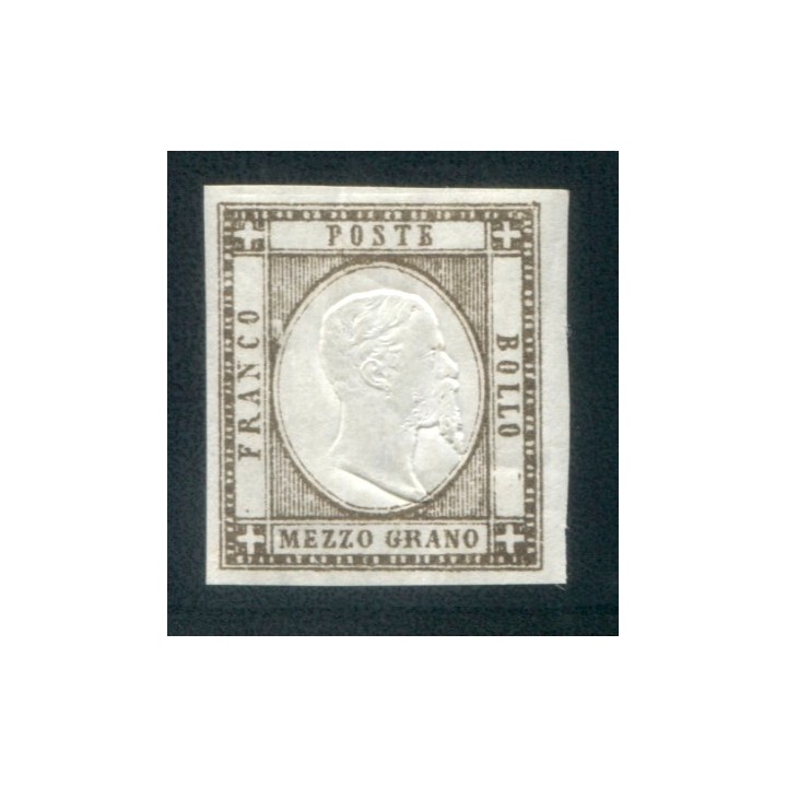 1861 Province Napoletane 1/2 grano bistro bruno