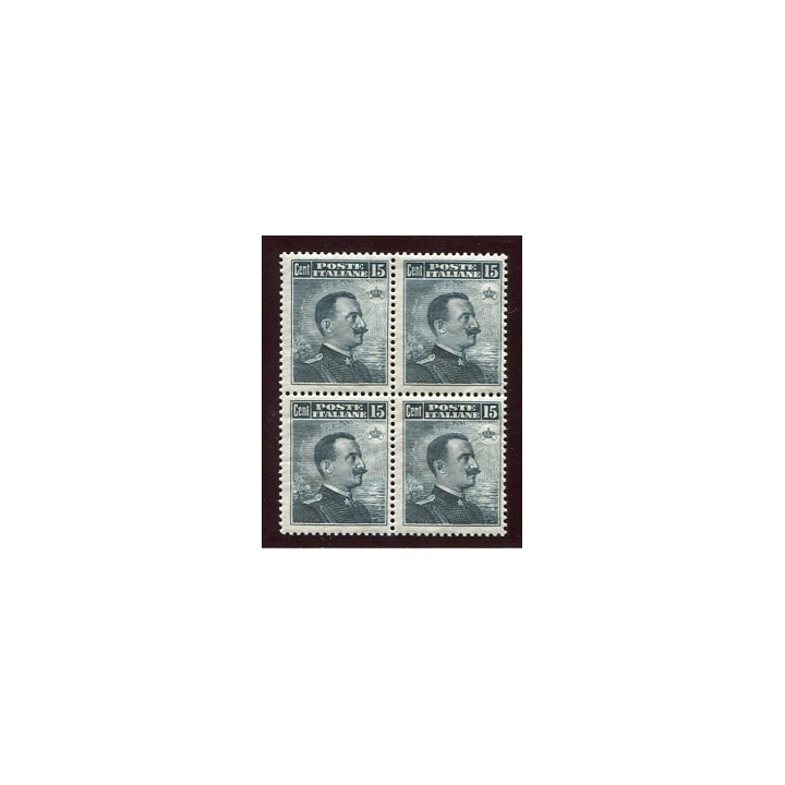 1911 Regno Michetti 15 cent. nuovo