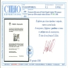 1989 Foglietto CHAPLIN nuovo numero 5908 cert.