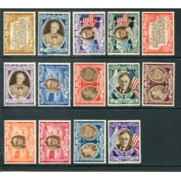 1947 San Marino Roosvelt serie 14 val.
