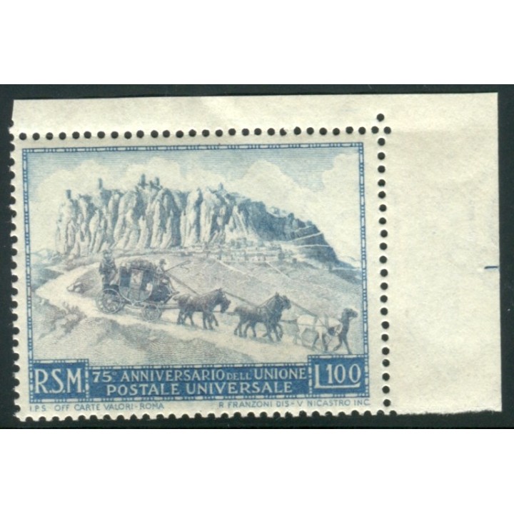 1949 San Marino PO UPU 100 lire