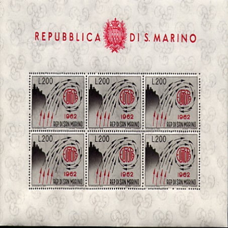 1962 San Marino foglietto Europa 62