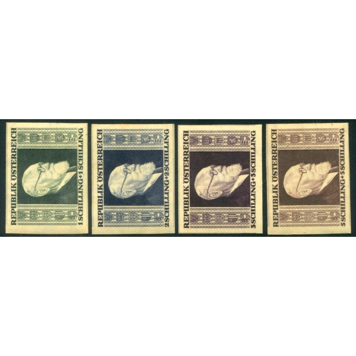 1946 Austria Renner serie 4 valori