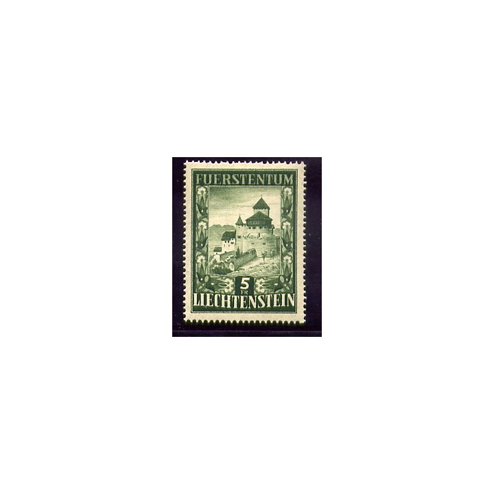 1952 Liechtenstein 5 Fr. castello Vaduz