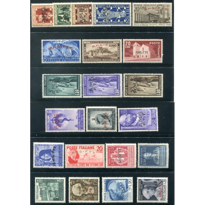 1949 Trieste A annata completa 