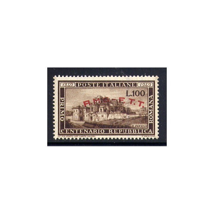 1949 Trieste A 100 lire Repubblica Romana