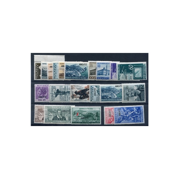 1954 Trieste A annata completa 