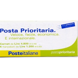 2001 Repubblica libretto posta prioritaria