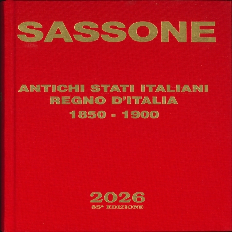 SASSONE 2026 Antichi Stati italiani Francobolli e lettere
