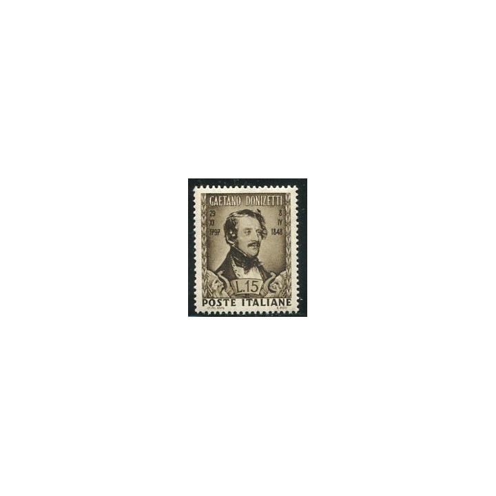 1948 Repubblica Donizetti 15 lire nuovo