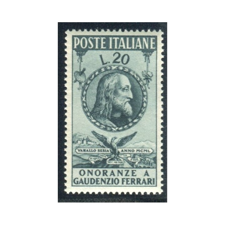1950 Repubblica 20 lire Ferrari