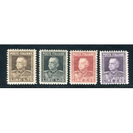 1927 Vitt. Emanuele III serie di 4 valori 