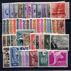 1955 Repubblica annata completa 46 val.