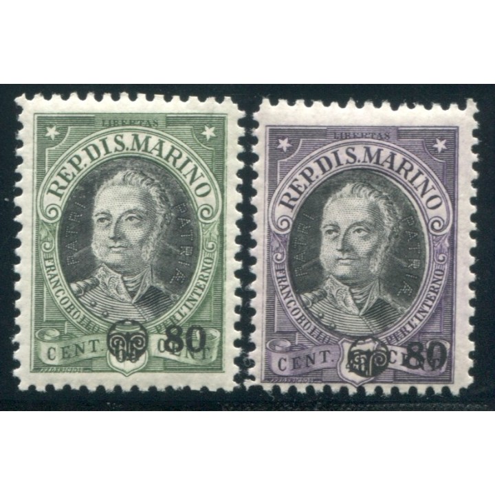 1936 San Marino Onofri 2 valori
