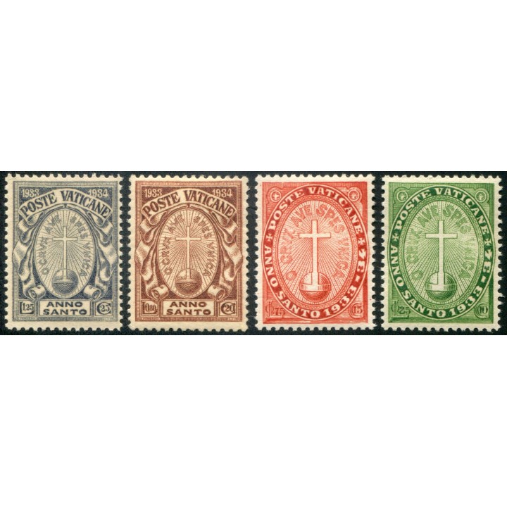 1933 Vaticano Anno Santo serie di 4 valori nuovi
