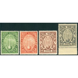 1933 Vaticano Anno Santo 4 val. nuovi centrati