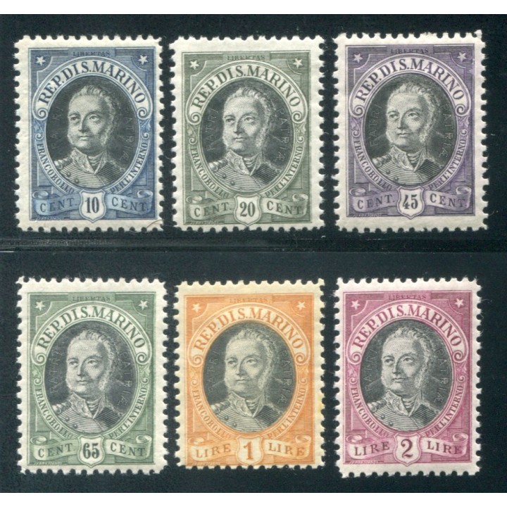 1926 San Marino Onofri 6 val. nuovi