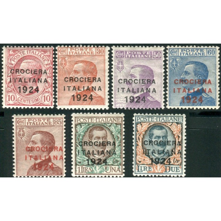 1924 Regno Crociera Italiana serie 7 val. nuovi  
