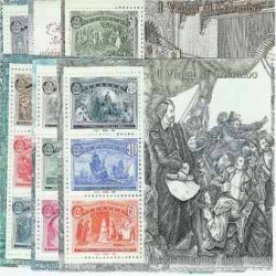 1992 Repubblica Italiana 6 Foglietti Colombo