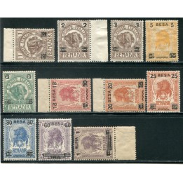 1923 Somalia leoni serie di 11 valori