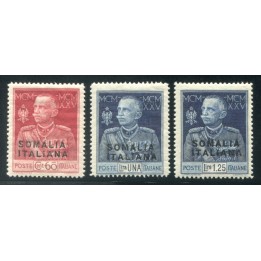 1925/6 Somalia Giubileo 3 val. dent. 13 1/2