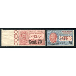 1922 Regno Espressi 2 val. nuovi