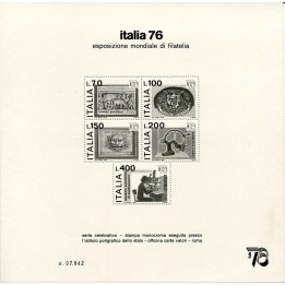 1976 Foglietto Speciale esposizione mondiale Italia 76  