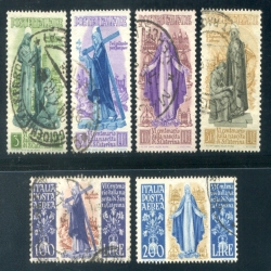 1948 Repubblica S.Caterina serie 6 val.