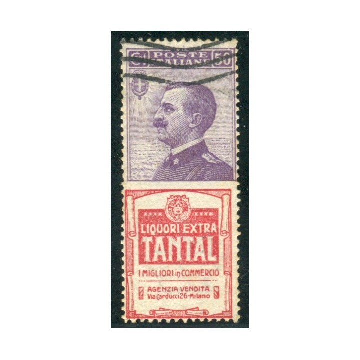 1924/25 Regno Pubblicitari 50 cent. Tantal