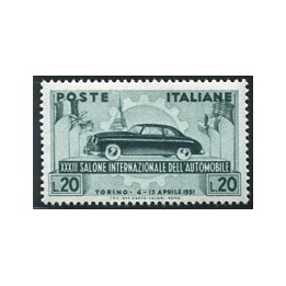 1951 Repubblica Salone TO 20 lire 
