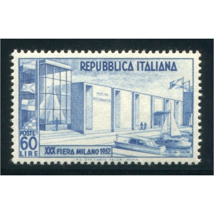 1952 Repubblica Fiera MI 60 lire