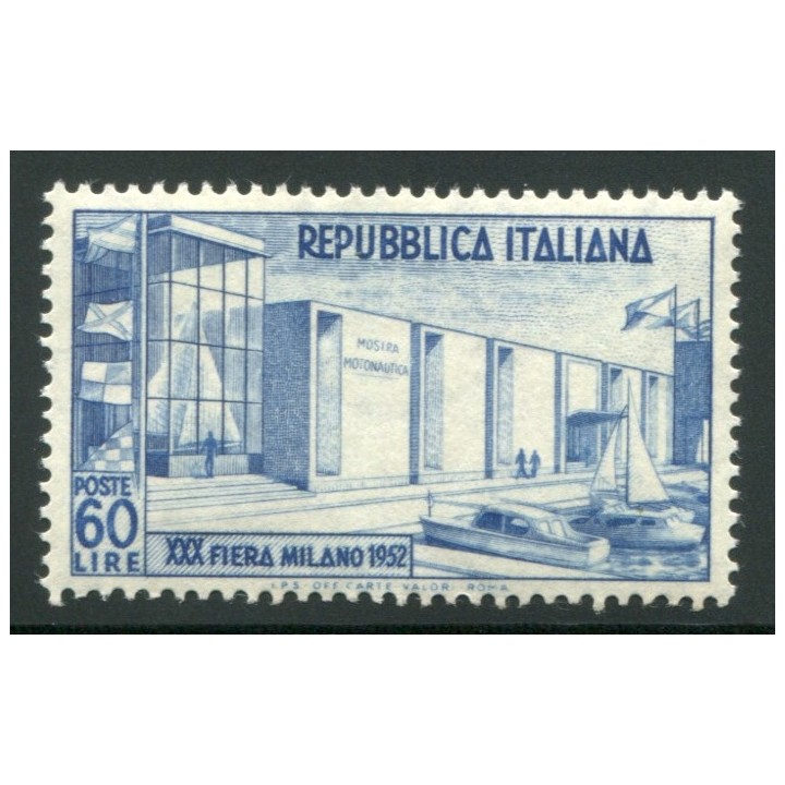 1952 Repubblica Fiera MI 60 lire