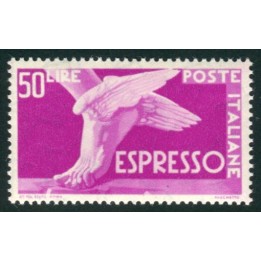 1955/56 Repubblica Espresso 50 lire fil. stelle
